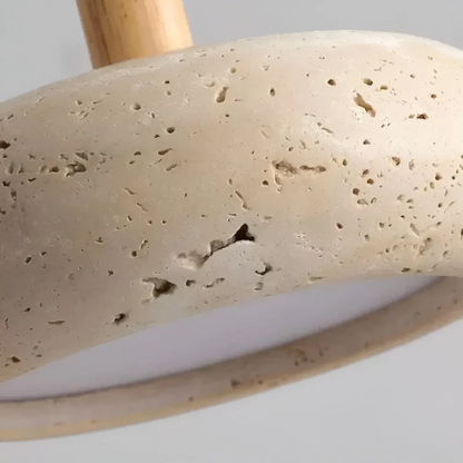 TranquilHalo - Retro Japońska Lampa Sufitowa LED