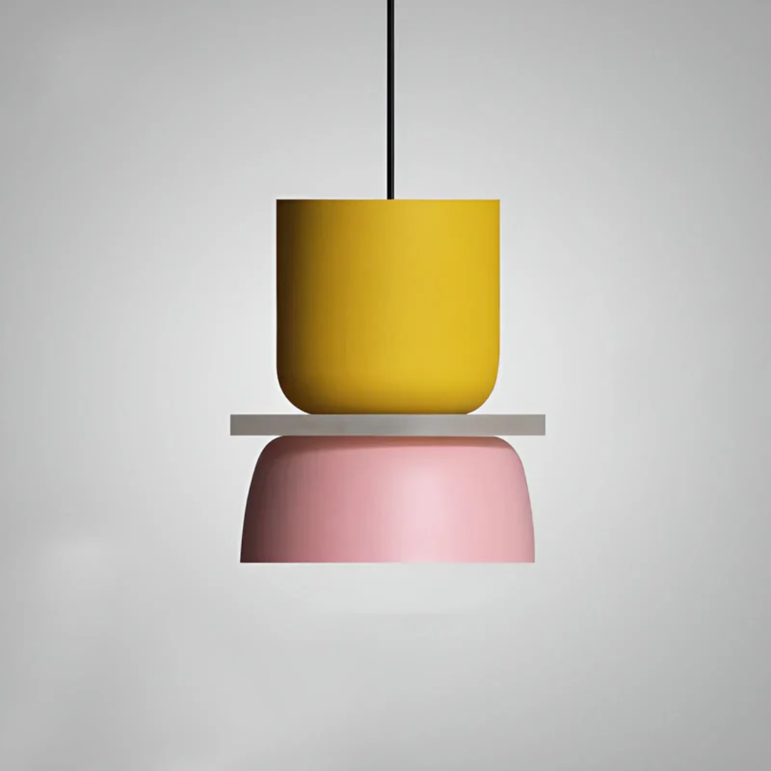 Stylowa Lampa Wisząca LED Macaron w Kolorach - VividGlow