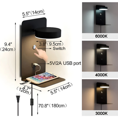 PowerGlow LED Wall Lamp