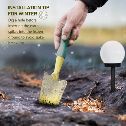 Zestaw 3 Wodoodpornych LED Solarnych Lamp Ogrodowych - SunLuxe Orbs