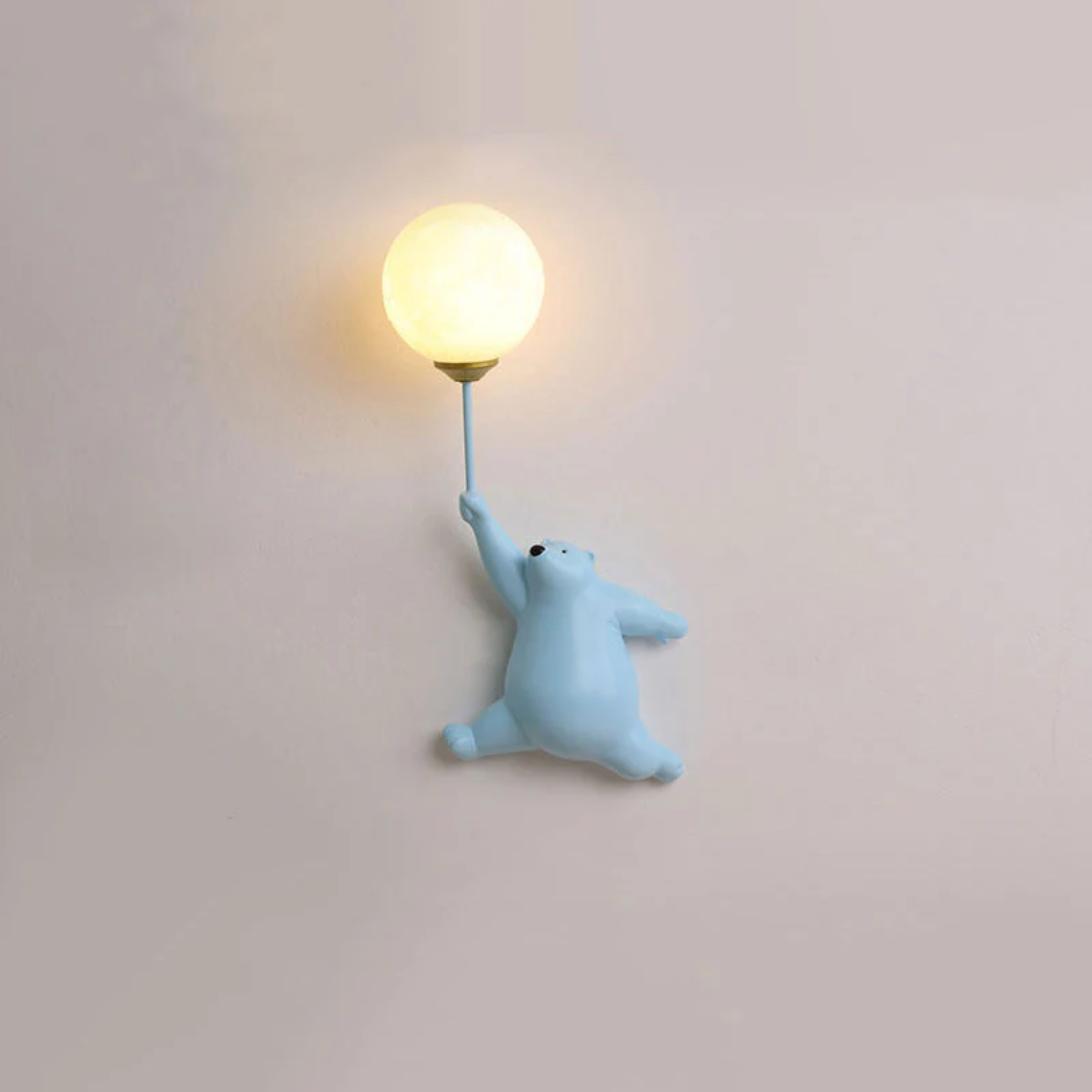 LED Ścienna Lampa w Kształcie Misia - TeddyGlow
