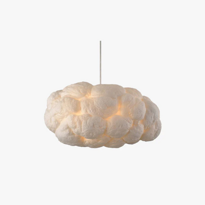 Nimbus White PVC/Cotton Hanging LED Pendant Light