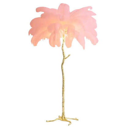 LuxeOstral - Nordic Ostrich Feather Floor Lamp