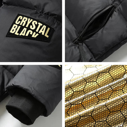 OLE – Męska długa zimowa kurtka