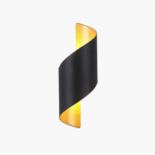 Nowoczesna lampa ścienna LED w kształcie spirali - TwistLight