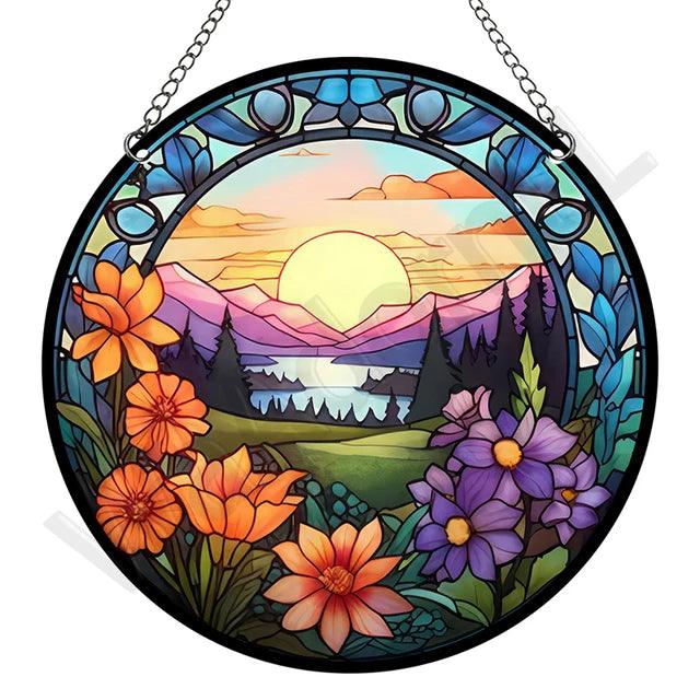 Artystyczny Łapacz Słońca do Okna