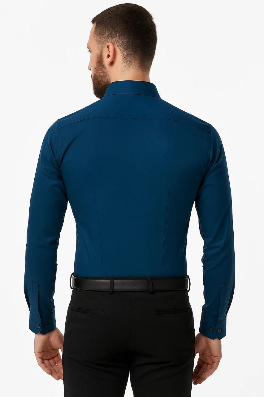 NovaFlex | Męska Koszula Stretch Przeciw Zagnieceniom