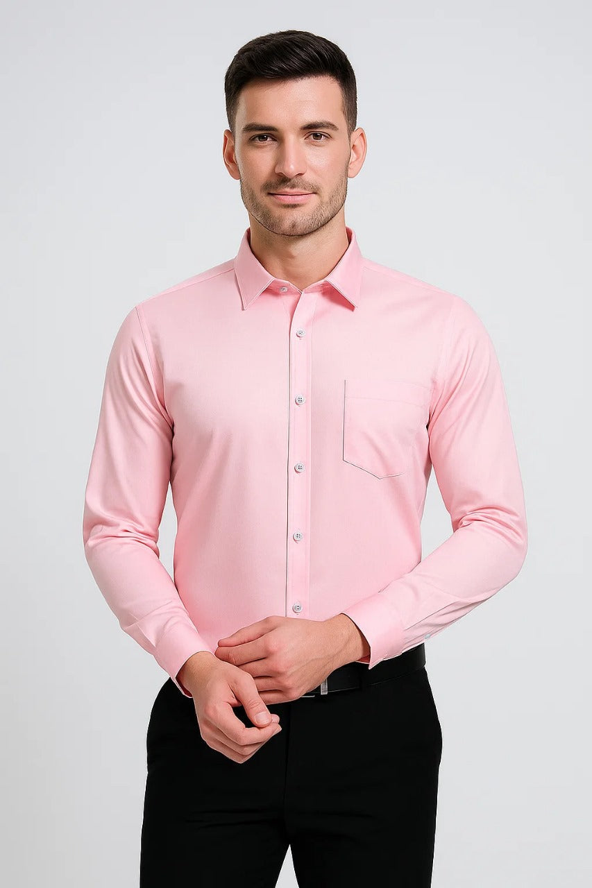 NovaFlex | Męska Koszula Stretch Przeciw Zagnieceniom