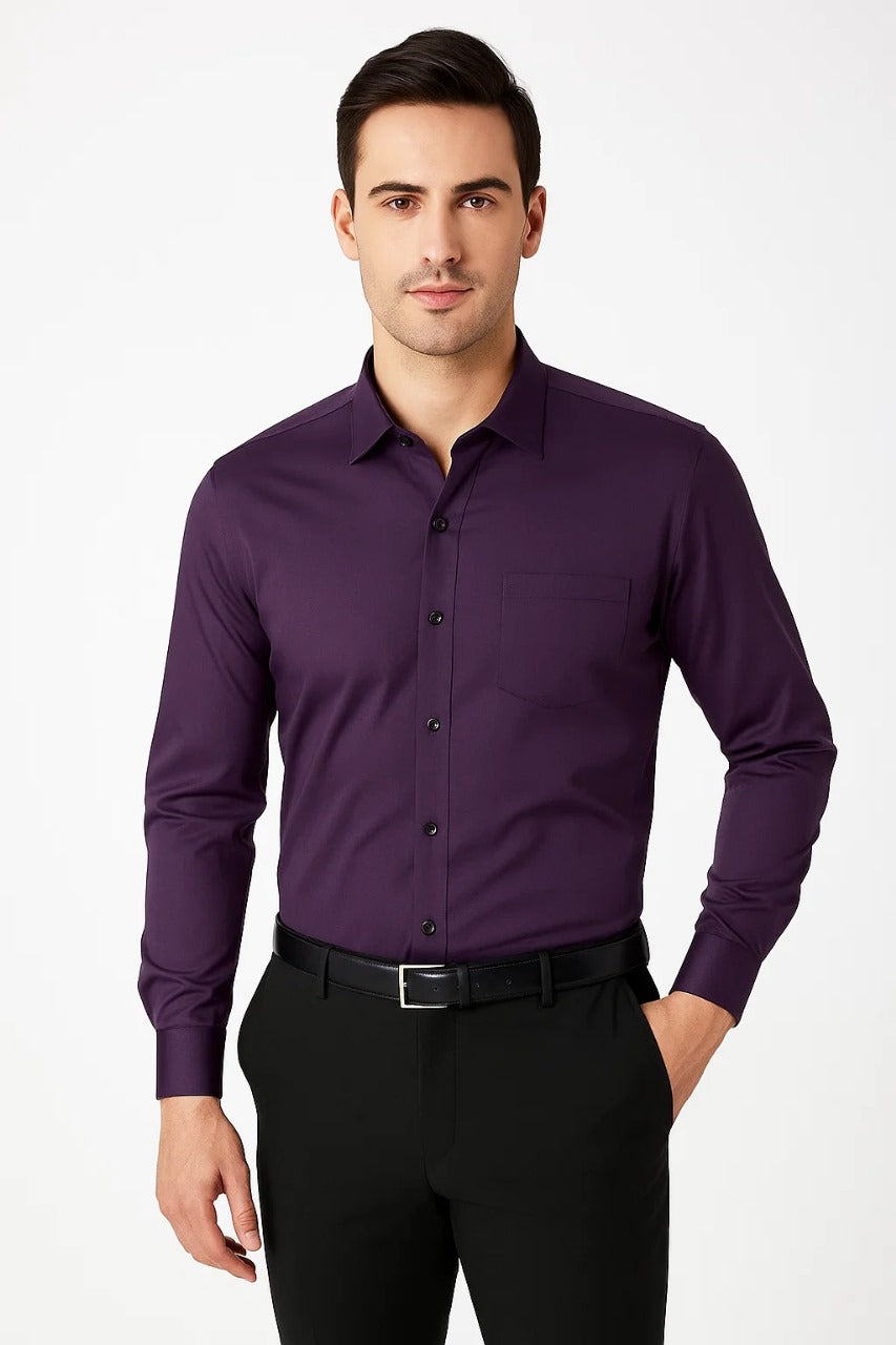 NovaFlex | Męska Koszula Stretch Przeciw Zagnieceniom