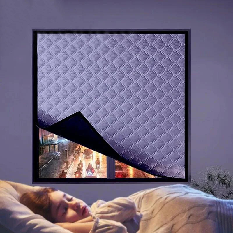 Eleganckie Zasłony Termiczne, Wiatroodporne i Dźwiękoszczelne do Sypialni – Zimowa Ochrona i Zaciemnienie