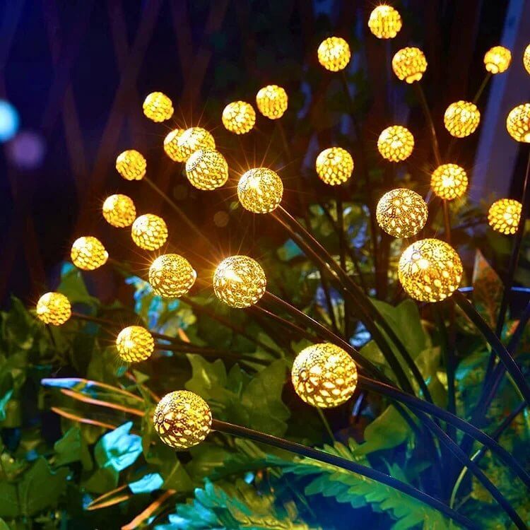 Solarne LED Światełka w Kształcie Motyli