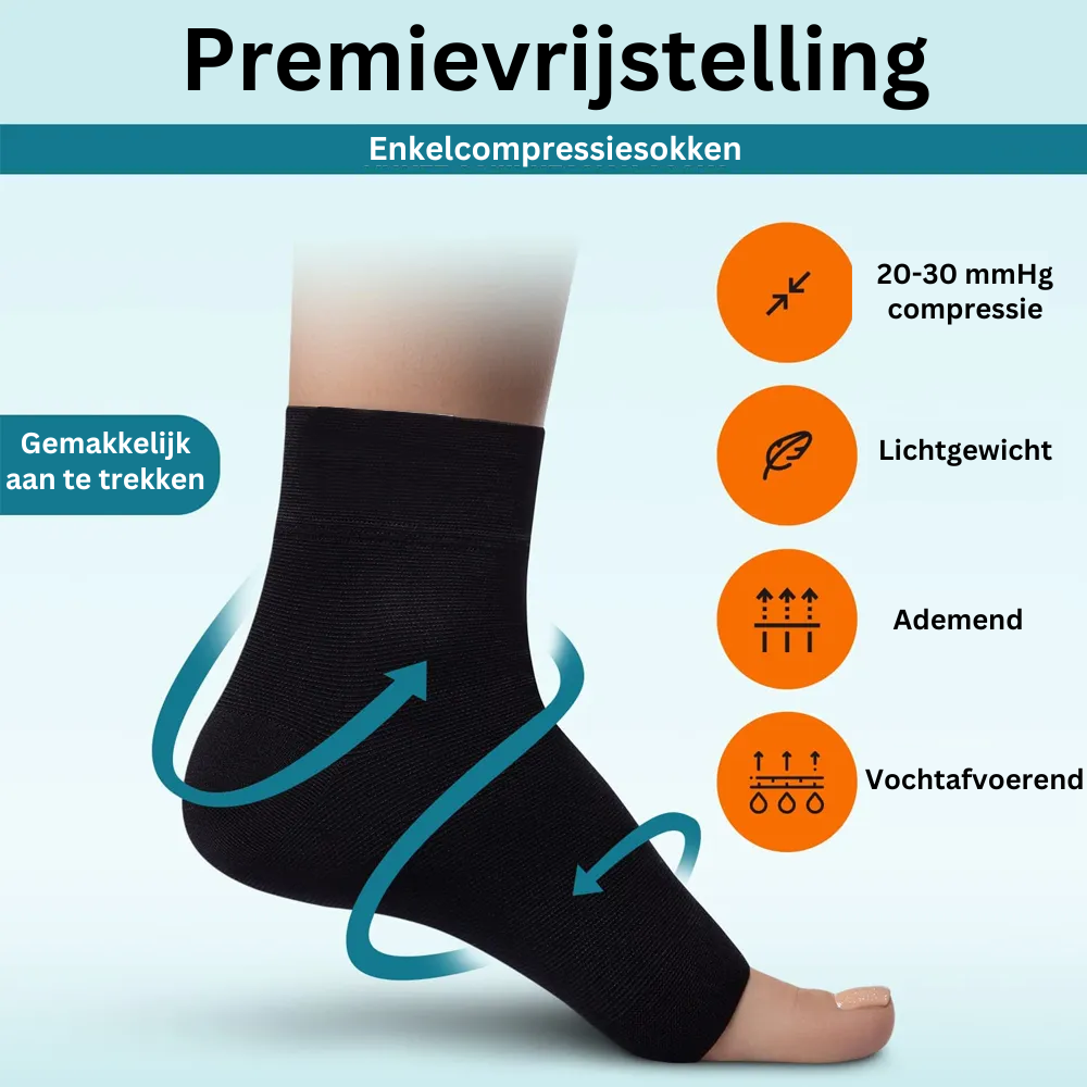 Kompresyjne skarpety na kostki do wsparcia neuropatii - AnkleSupport Pro