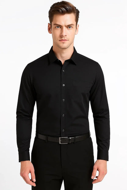 NovaFlex | Męska Koszula Stretch Przeciw Zagnieceniom