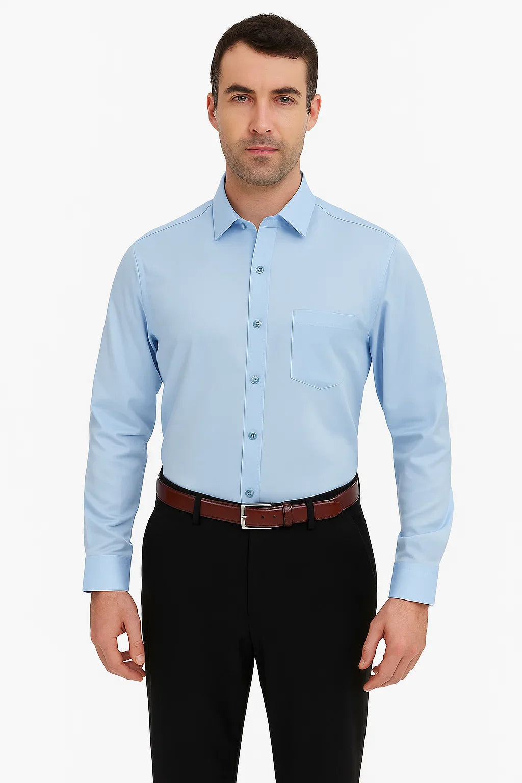 NovaFlex | Męska Koszula Stretch Przeciw Zagnieceniom