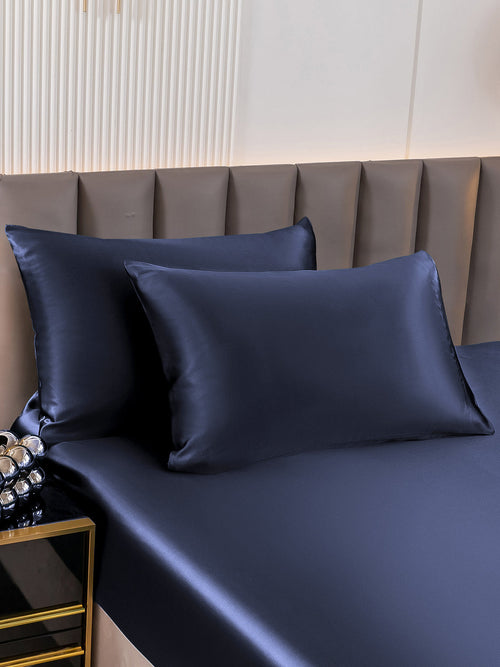 DreamSilk - Zestaw 2 poszewek z jedwabiu morwowego z dyskretnym zamkiem błyskawicznym