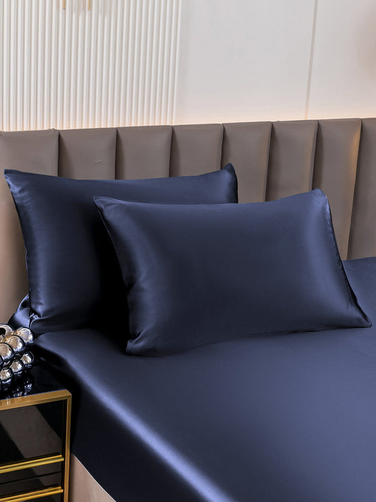 DreamSilk - Zestaw 2 poszewek z jedwabiu morwowego z dyskretnym zamkiem błyskawicznym