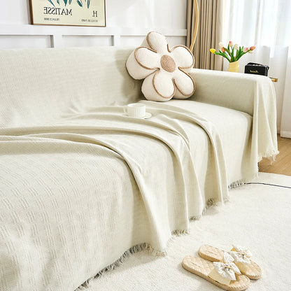 Duży Pokrowiec na Sofę z Dwustronnym Wzorem - Elegancka Ochrona