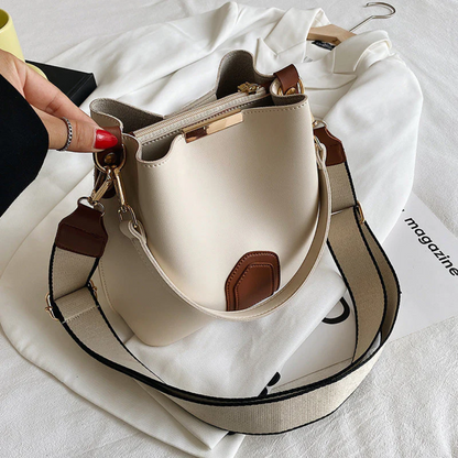 Elegancka torba na ramię z wysokiej jakości skóry - BellaViva