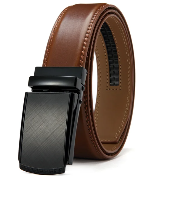 "Męski pasek z automatyczną klamrą – Eleganzio" can be rephrased as "Eleganzio Męski Pasek z Automatyczną Klamrą".