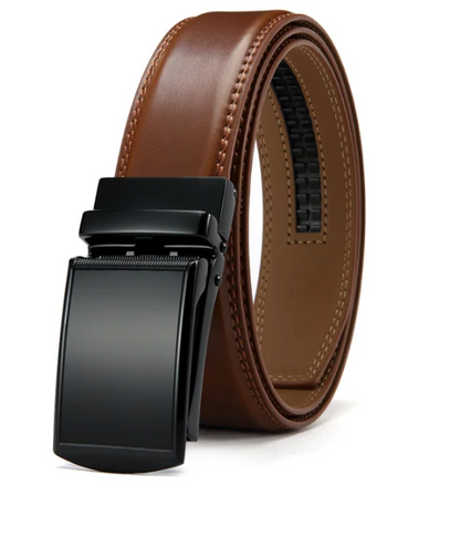 "Męski pasek z automatyczną klamrą – Eleganzio" can be rephrased as "Eleganzio Męski Pasek z Automatyczną Klamrą".