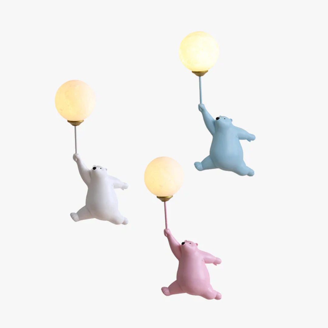 LED Ścienna Lampa w Kształcie Misia - TeddyGlow