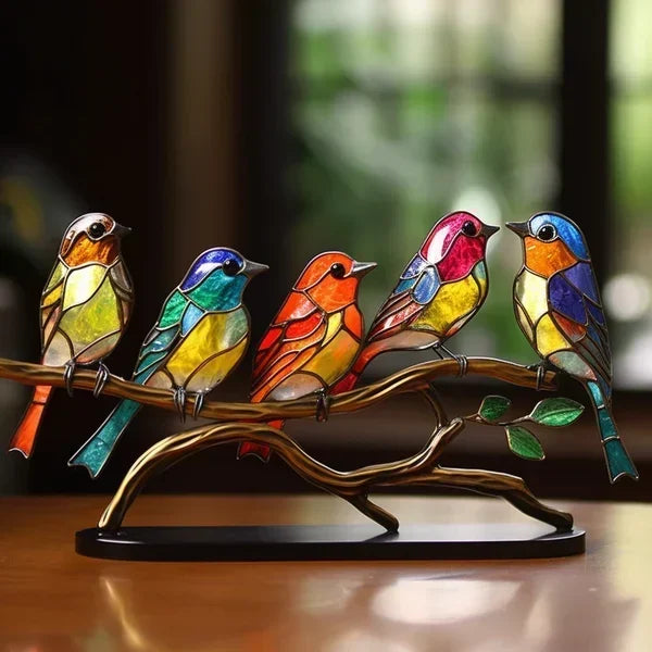 Stylowe szklane ptaki w kolorach - ChicGlass Birds do eleganckiego wystroju wnętrz