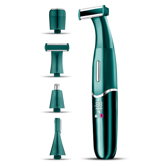 TrimEase - 4-in-1 Bikini Trimmer in Classic Green