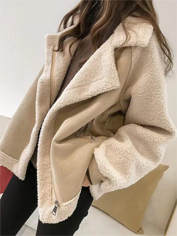 Elegancki Teddy Płaszcz dla Kobiet - Ciepły i Stylowy