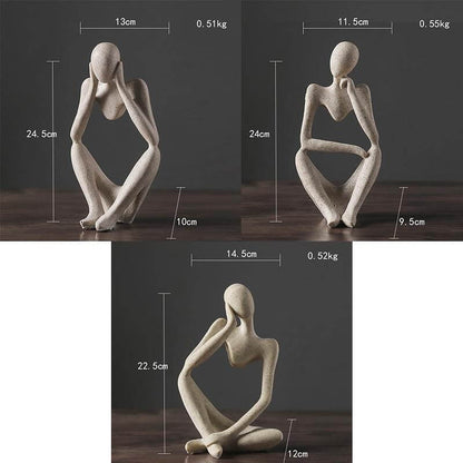 Figurka o nowoczesnym designie z głębokim przesłaniem filozoficznym