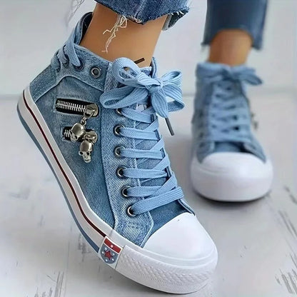 Milan | Miejski Sneaker Style z Jeansami i Zapięciem