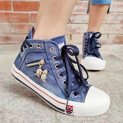 Milan | Miejski Sneaker Style z Jeansami i Zapięciem
