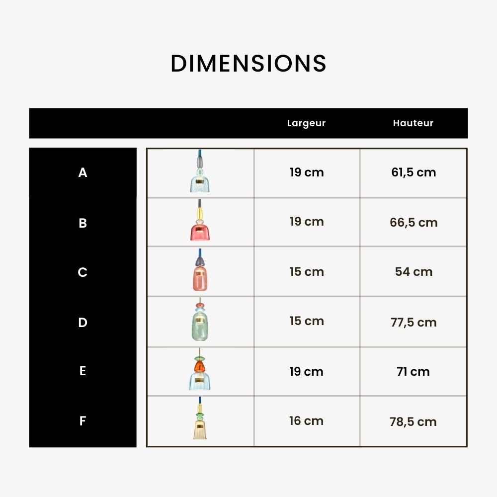 Elegancka, wielokolorowa lampa sufitowa – Sofia