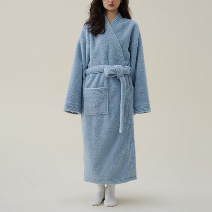 LuxeKimono | Grubby Fleece Flannel Robe for Women