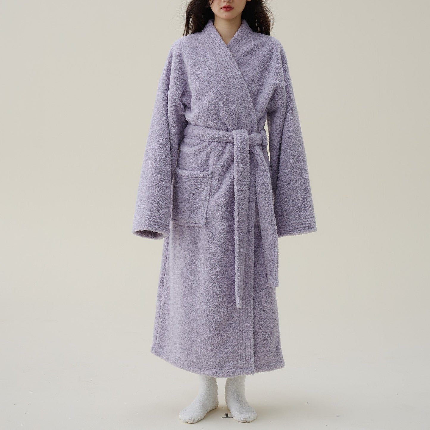 LuxeKimono | Grubby Fleece Flannel Robe for Women
