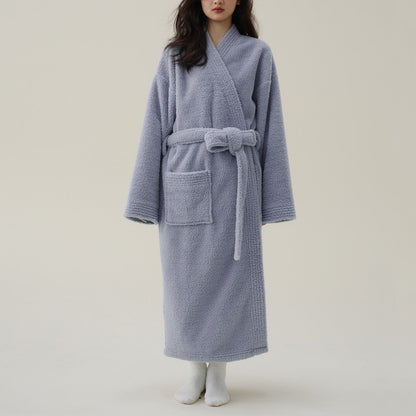 LuxeKimono | Grubby Fleece Flannel Robe for Women