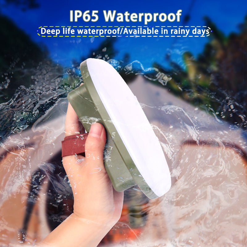 80W Słoneczna Lampa Kempingowa LED z Magnesem i Funkcją Zoom