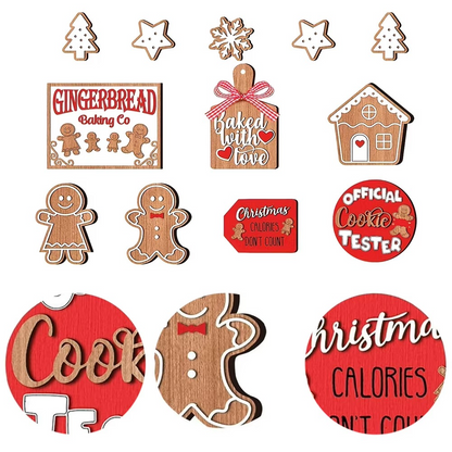 Rustykalny Zestaw Akcesoriów Świątecznych do Dekoracji