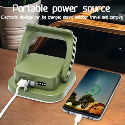 80W Słoneczna Lampa Kempingowa LED z Magnesem i Funkcją Zoom