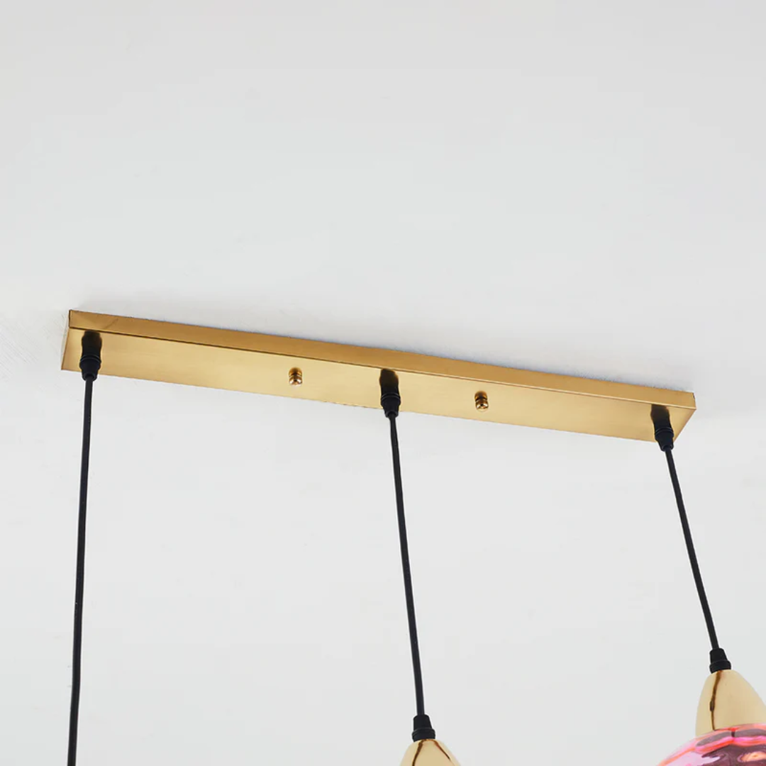 Nowoczesna lampa wisząca typu cluster z trzema źródłami światła - Cascade