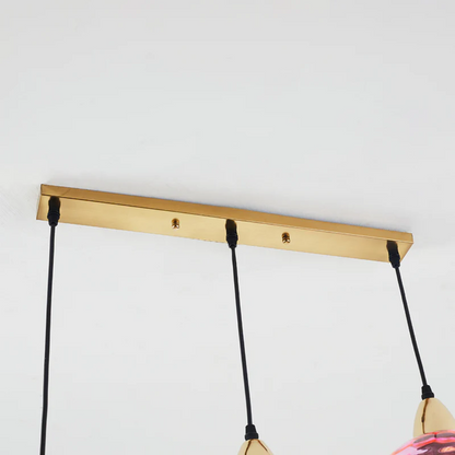 Nowoczesna lampa wisząca typu cluster z trzema źródłami światła - Cascade