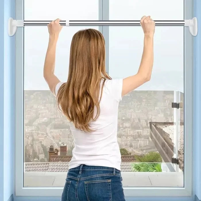 Wytrzymały drążek do mocowania w każdym miejscu w domu