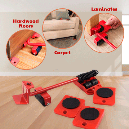 Zestaw do łatwego przesuwania mebli