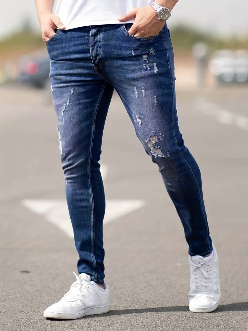 RIVER JEANS | Męskie Slim Fit Jeansy
