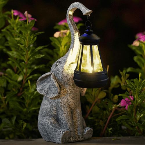 Elephant Glow - Nastrojowa lampa solarna do ogrodu