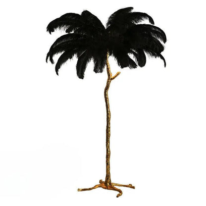 LuxeOstral - Nordic Ostrich Feather Floor Lamp