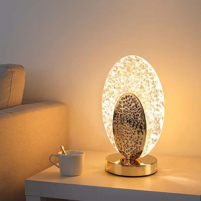 Nowoczesna Lampa Stołowa z Motywem Pawia – PeacockLuxe