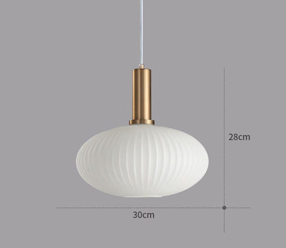 ColorVibe Retro Szklana Wisząca Lampa