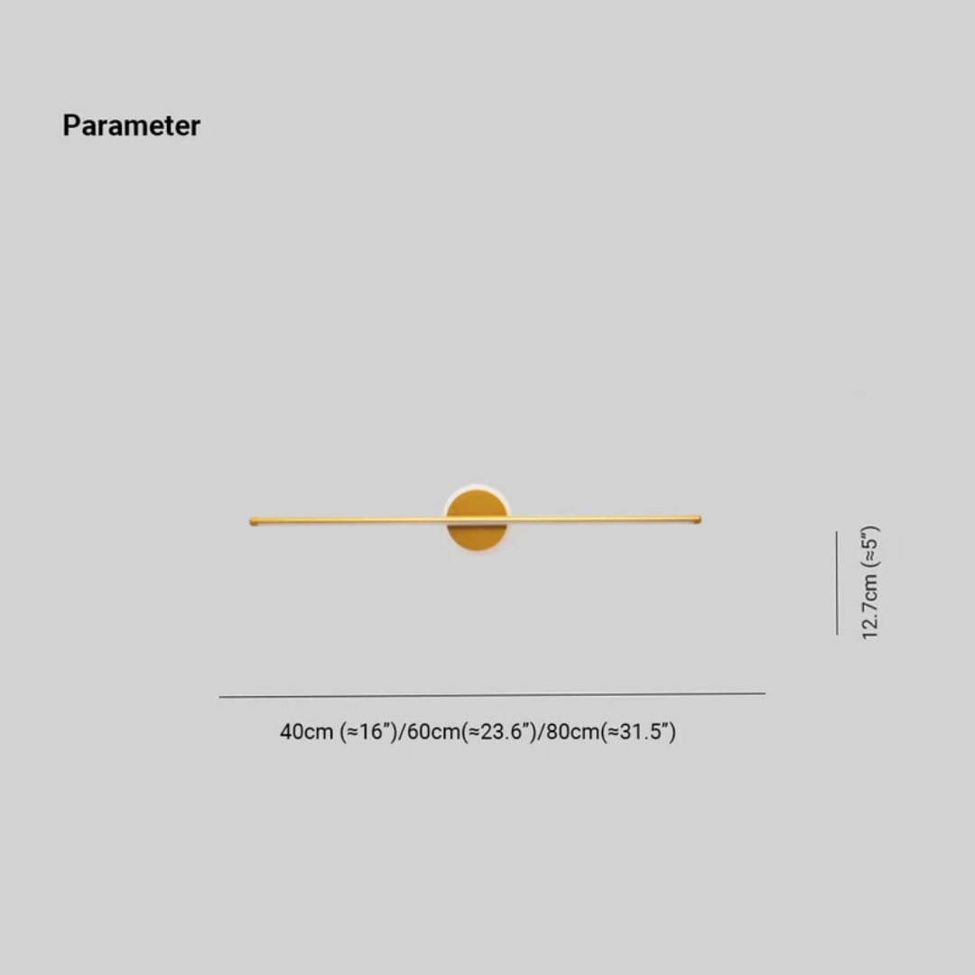 Nowoczesna lampa LED na ścianę - OpalEdge