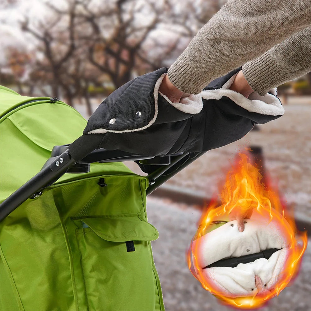 Grube, Wodoodporne Rękawice do Pchania Wózka z Wzorem