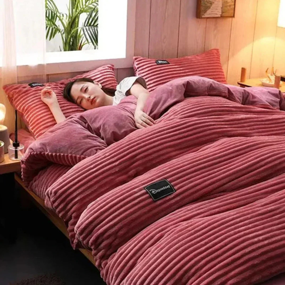 Termiczna Kołdra Puszysta z Dwuwarstwowego Materiału - Wzór Sen